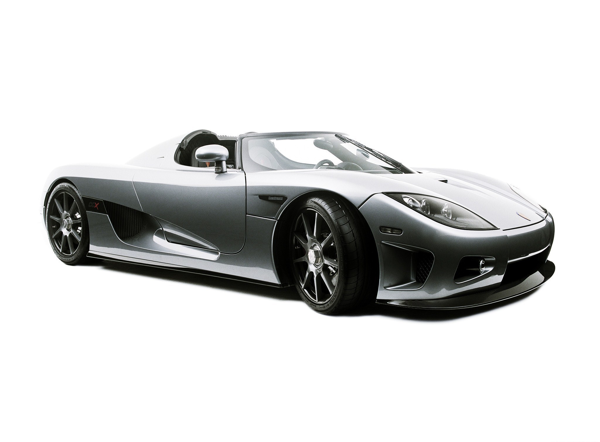silver sports car