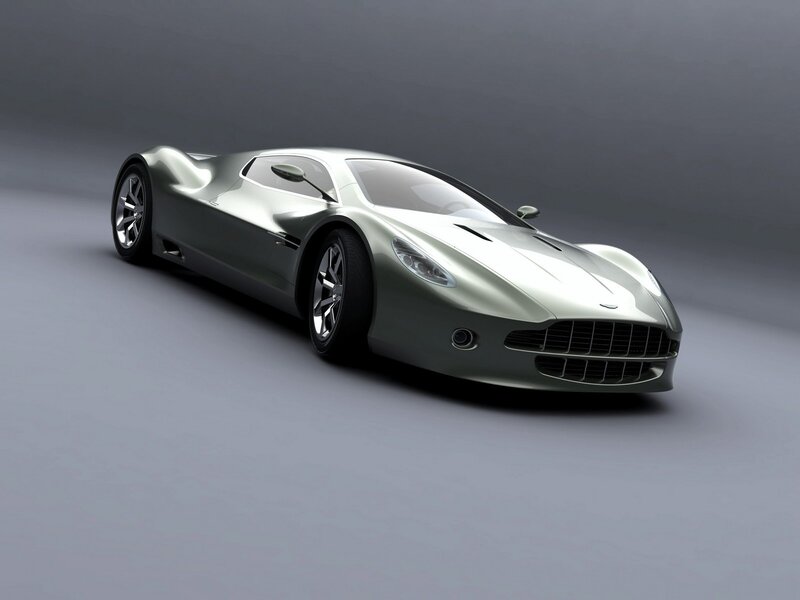 Silver Sports Car — 3d Render, Wheel