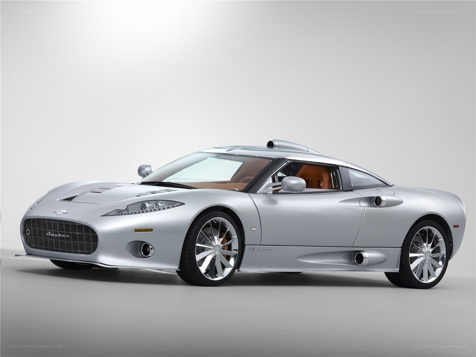 silver sports car