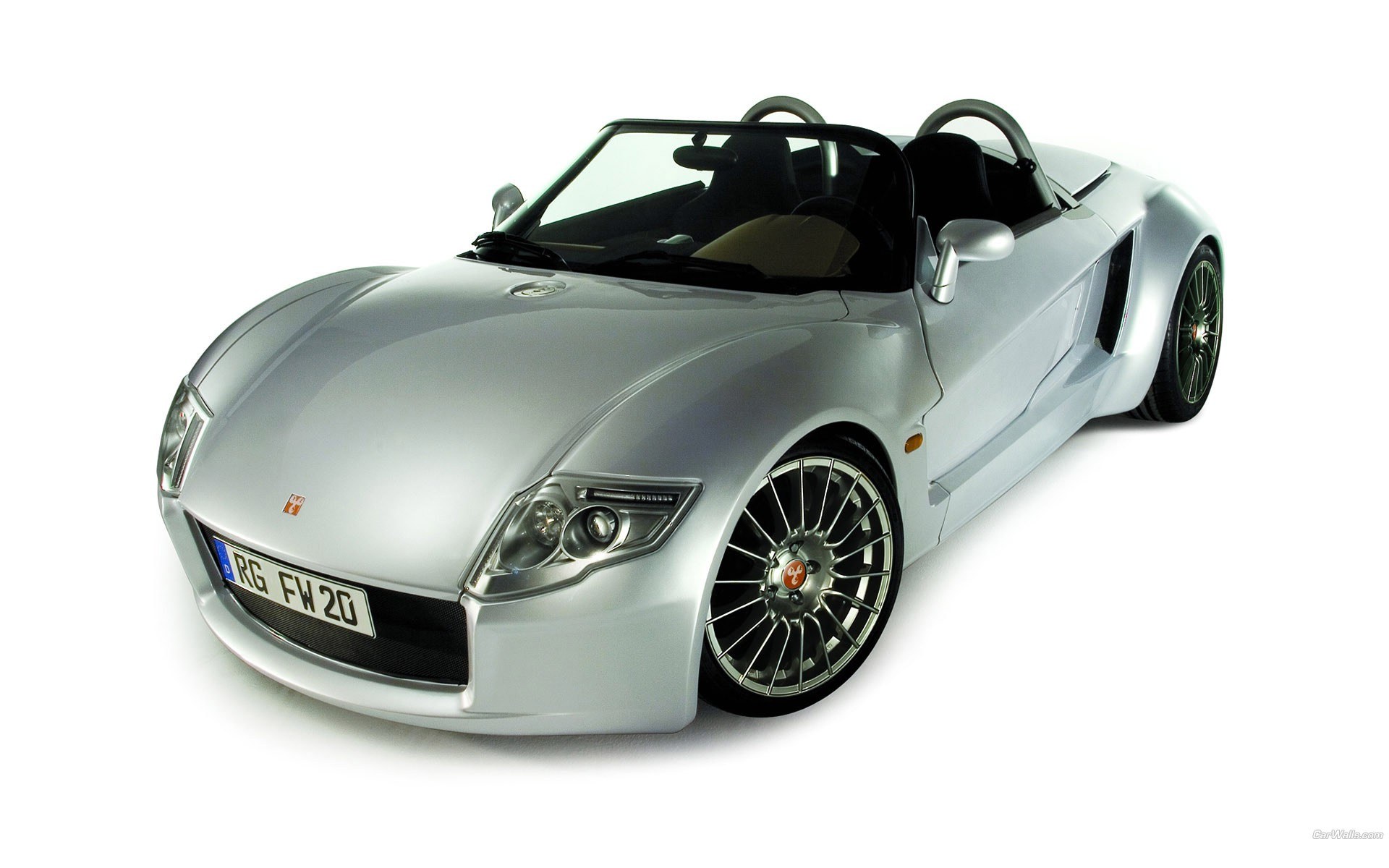 silver sports car