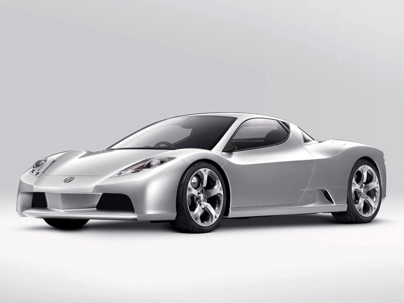 Silver Sports Car — Acura