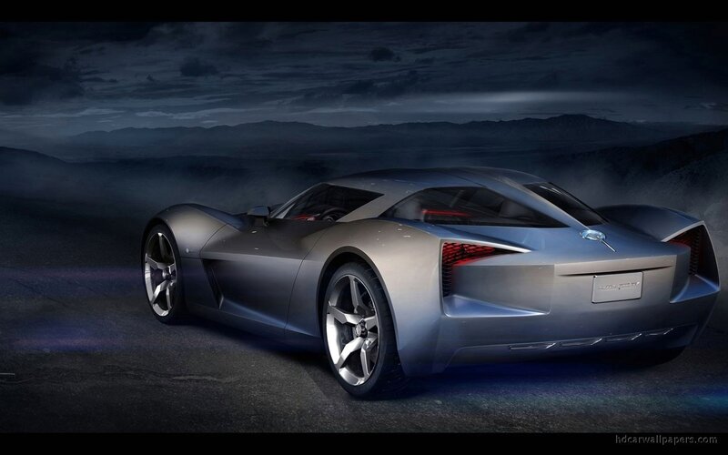 silver sports car at night