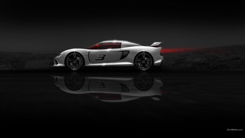 Silver Sports Car — Black, Dramatic, Night, Digital Art, Number 3