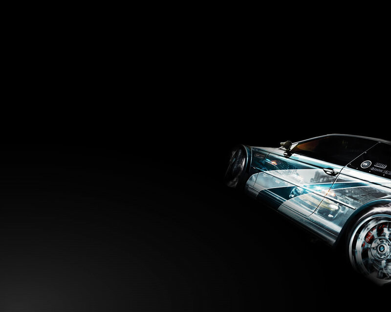 Silver Sports Car — Black, Dramatic, Night, Digital Art, Wheel