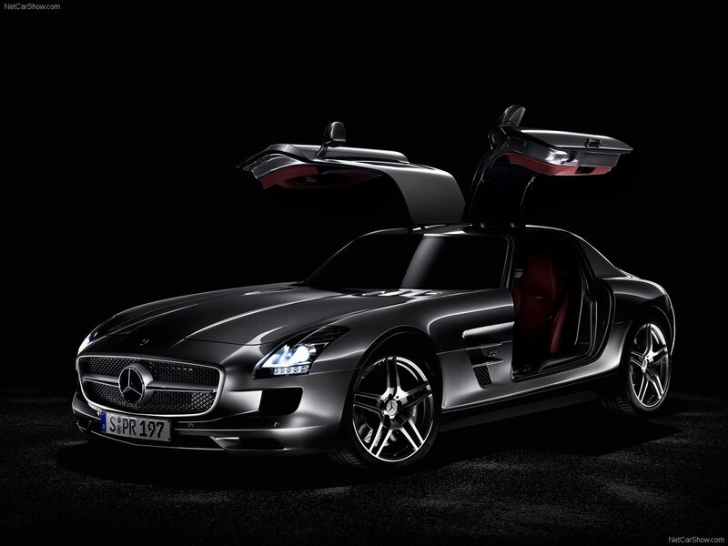 Silver Sports Car — Black, Dramatic, Photograph, Car Door, Headlight