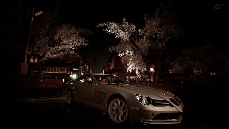 Silver Sports Car — Black, Serene