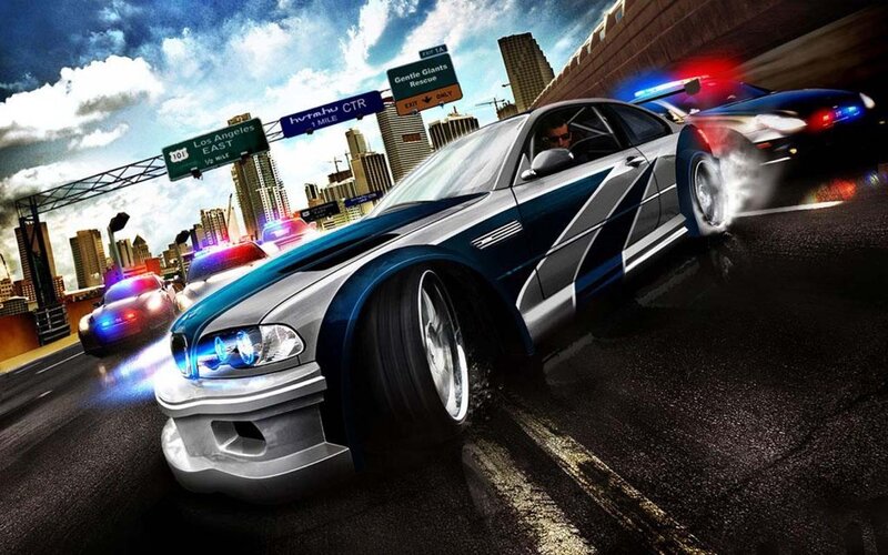 Silver Sports Car — Blue, Dramatic, Afternoon, Digital Art