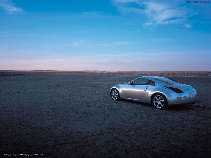Silver Sports Car — Blue, Serene