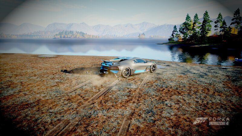 Silver Sports Car — Brown, Serene