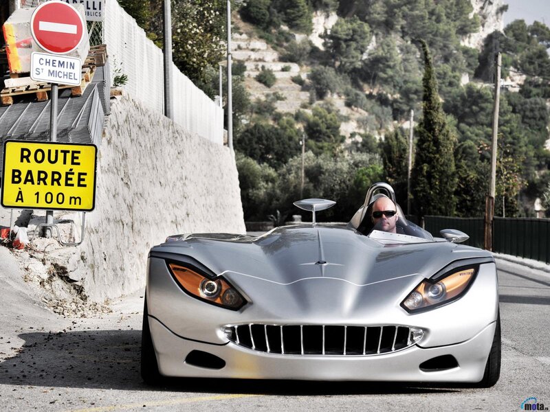 Silver Sports Car — Calm, Afternoon, Photograph, Man