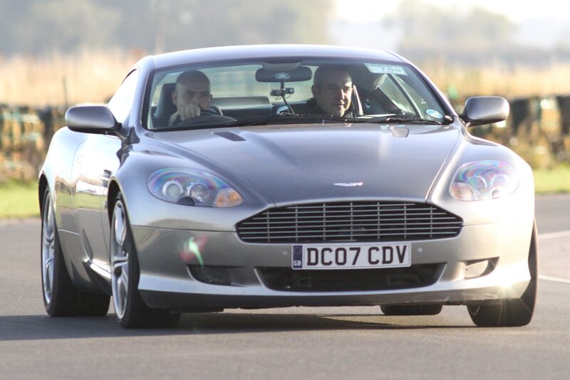 Silver Sports Car — Calm, Afternoon, Photograph, Two Men