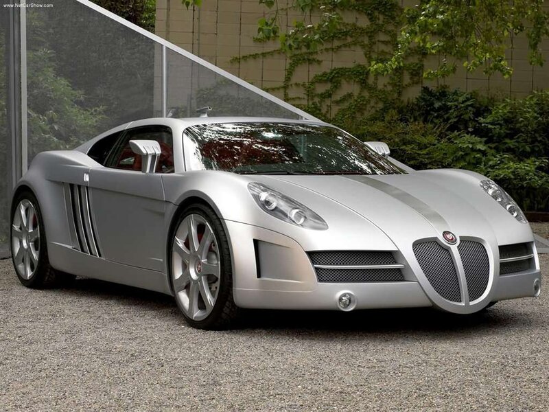 silver sports car concept