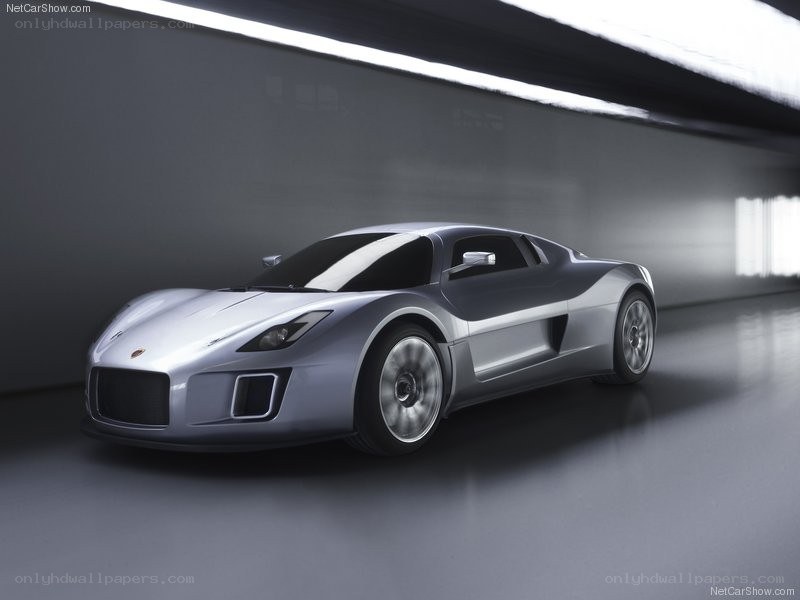 silver sports car concept