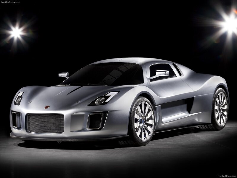 silver sports car concept