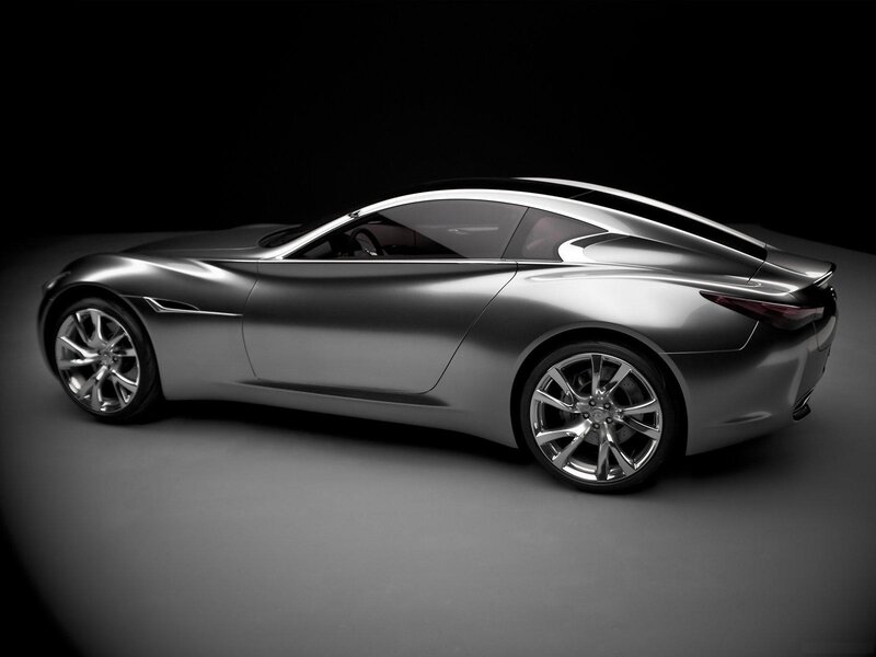 silver sports car concept