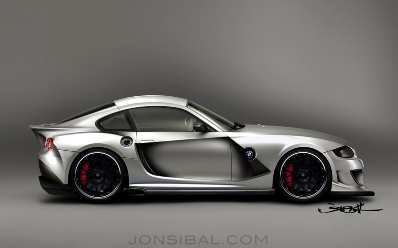 silver sports car concept