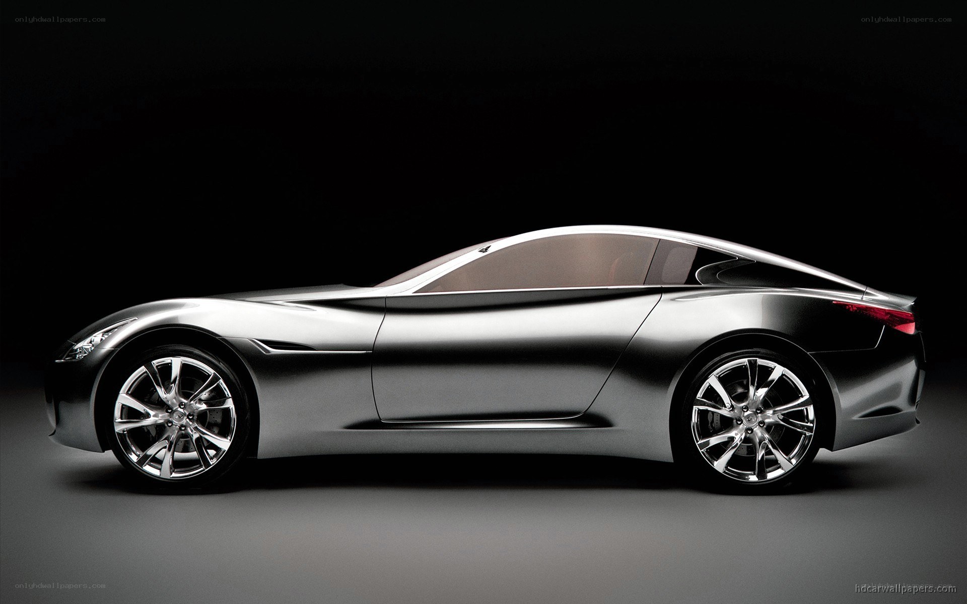 silver sports car concept
