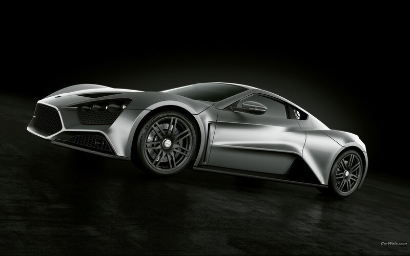 silver sports car concept