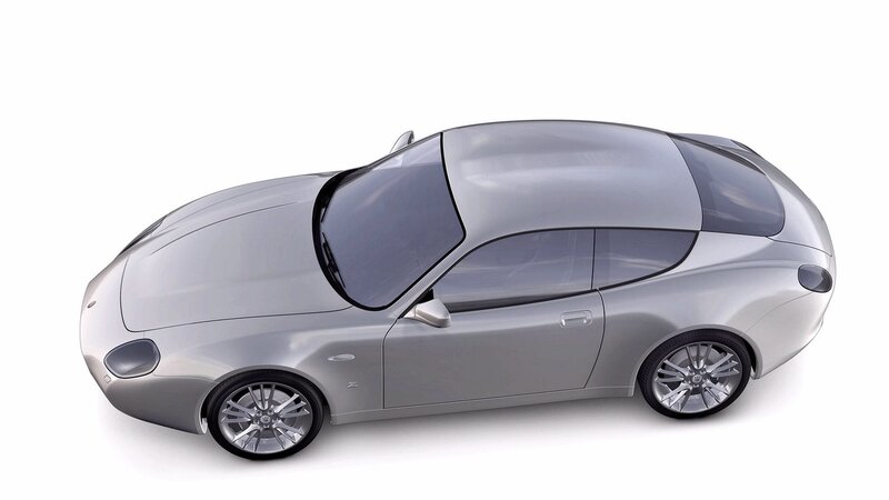 silver sports car concept