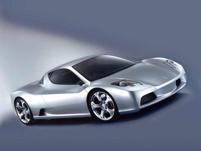 silver sports car concept