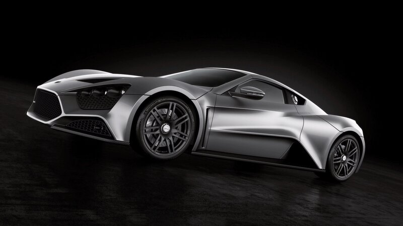 silver sports car concept