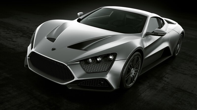 silver sports car concept