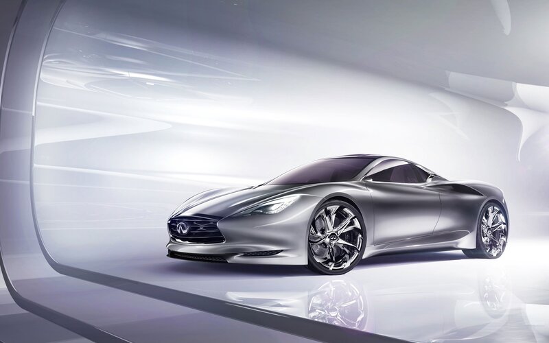 silver sports car concept