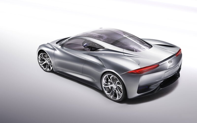 silver sports car concept