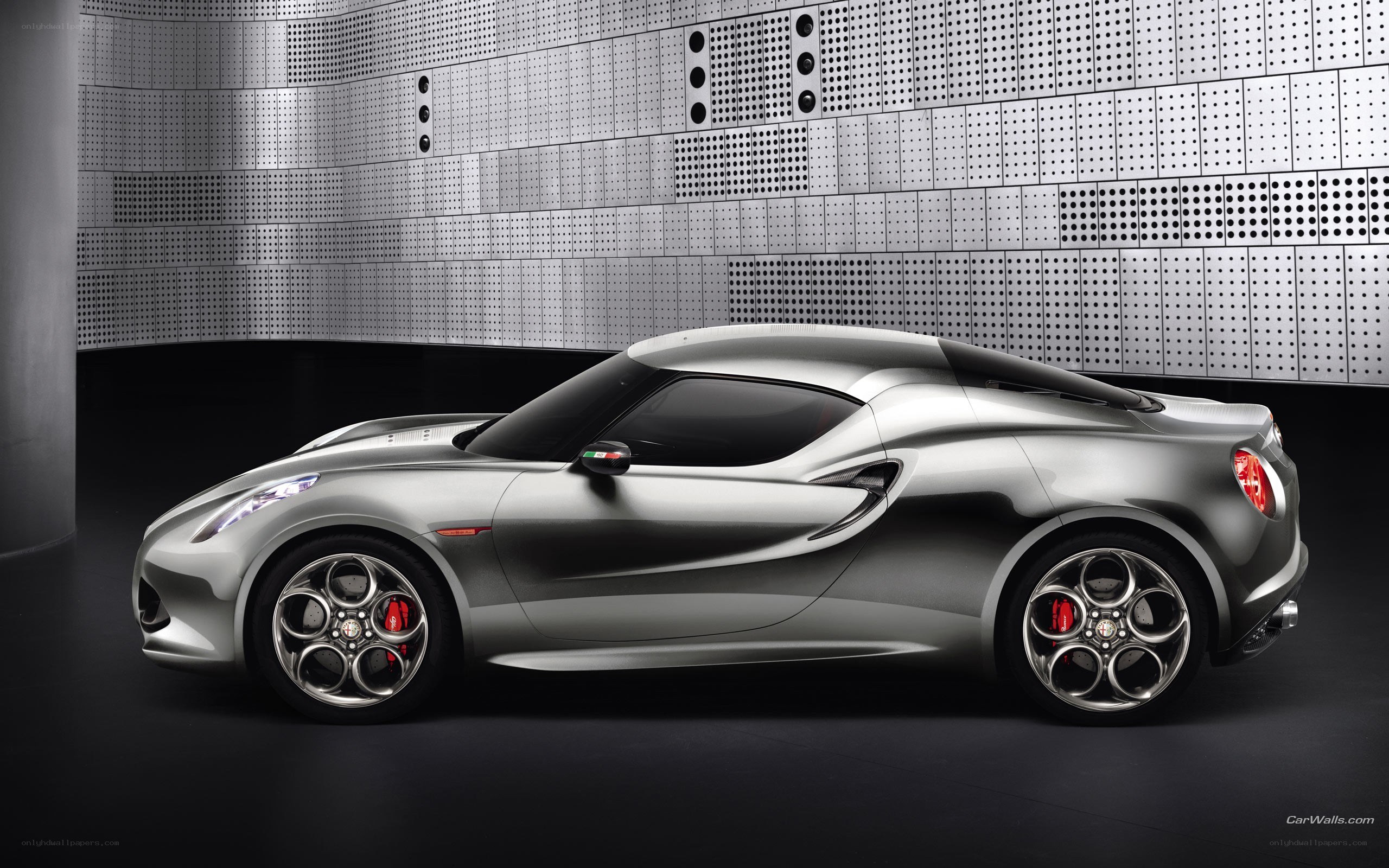 silver sports car concept