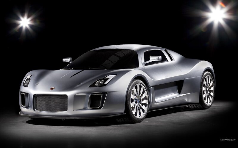 silver sports car concept