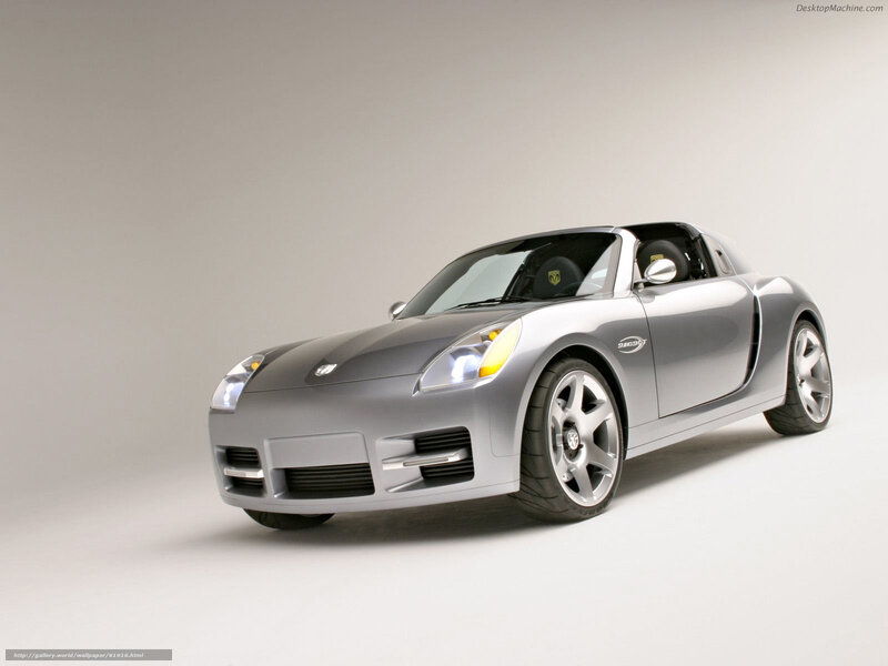 Silver sports car concept