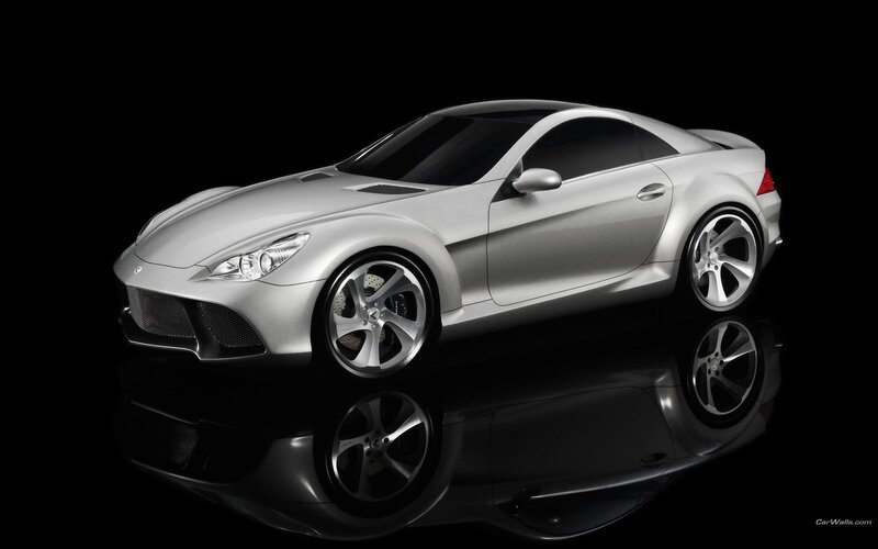 silver sports car concept