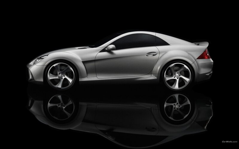 silver sports car concept