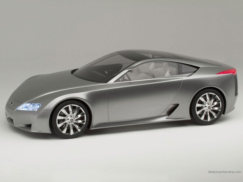 silver sports car concept