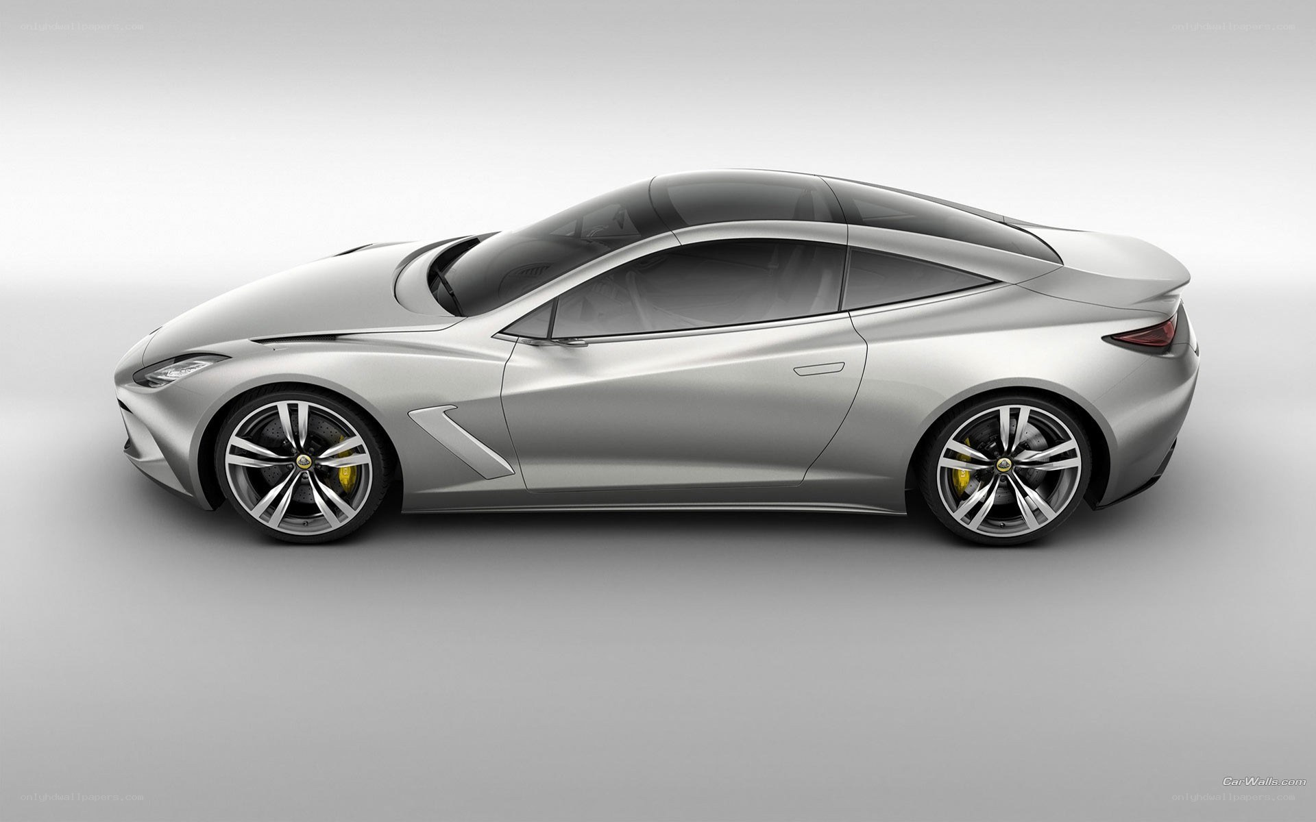 silver sports car concept