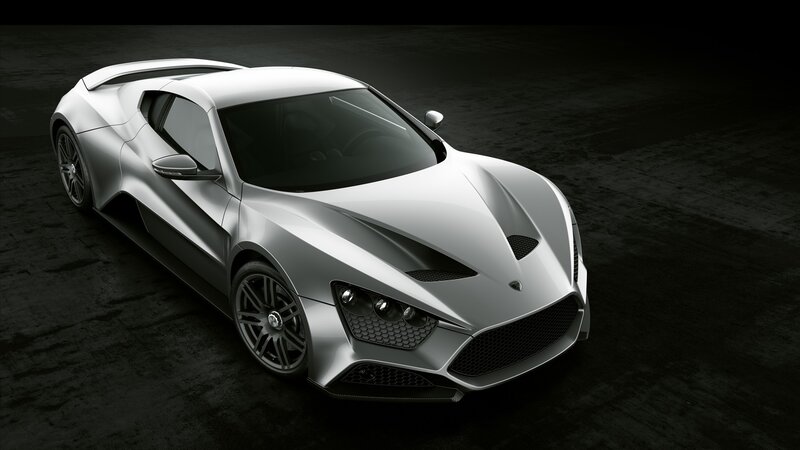 silver sports car concept