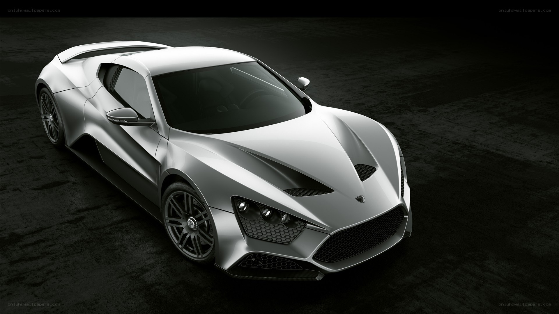 silver sports car concept