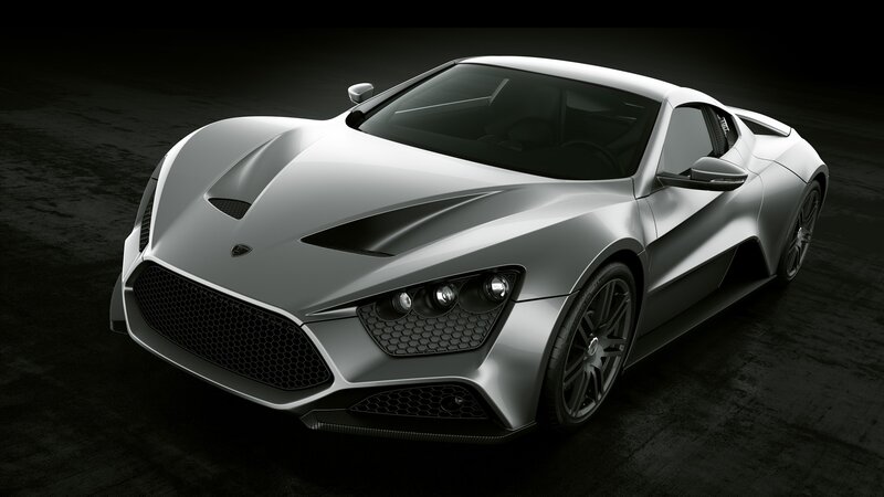silver sports car concept