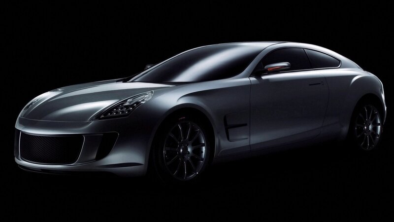 silver sports car concept