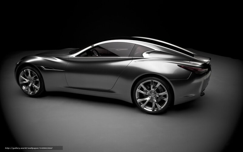 silver sports car concept