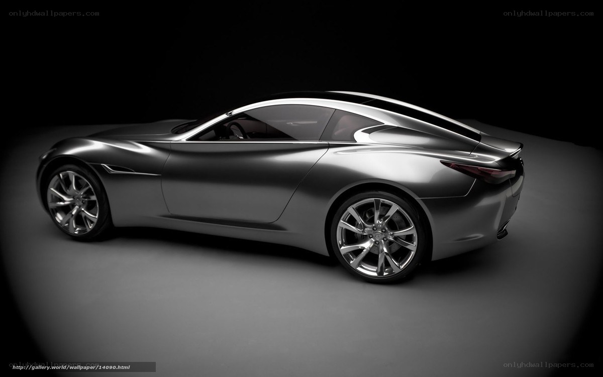 silver sports car concept