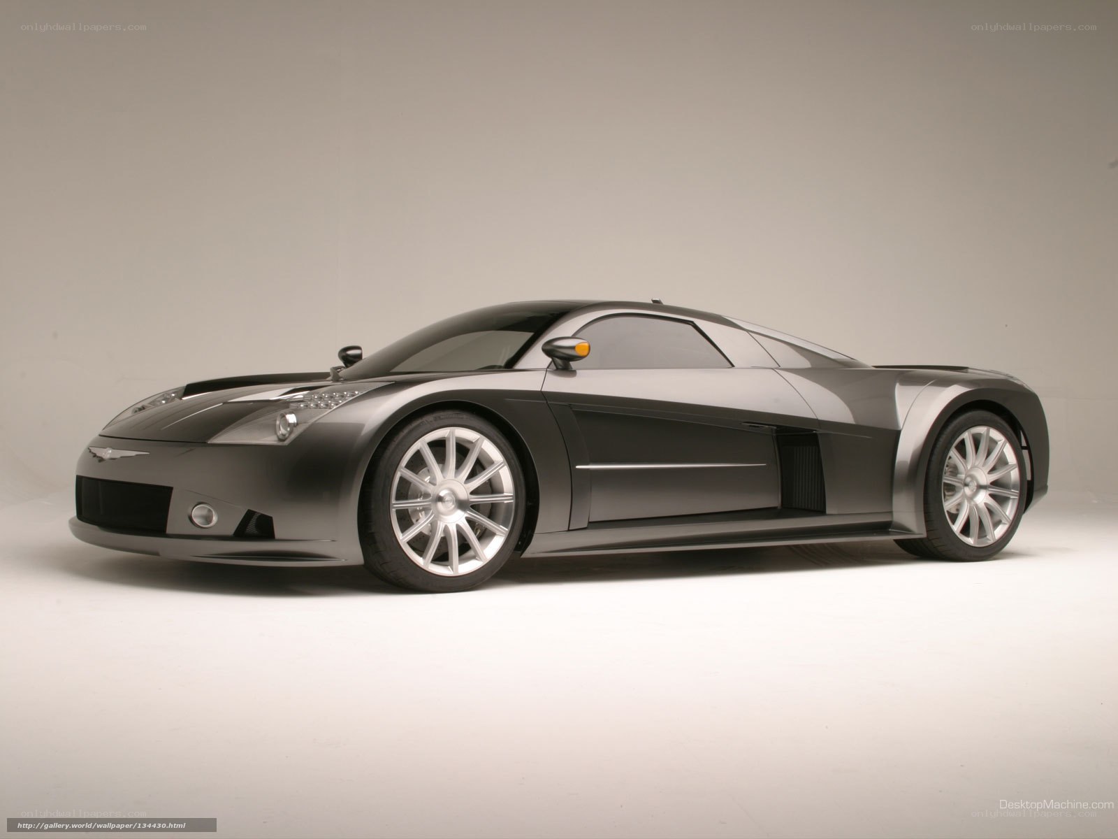 silver sports car concept