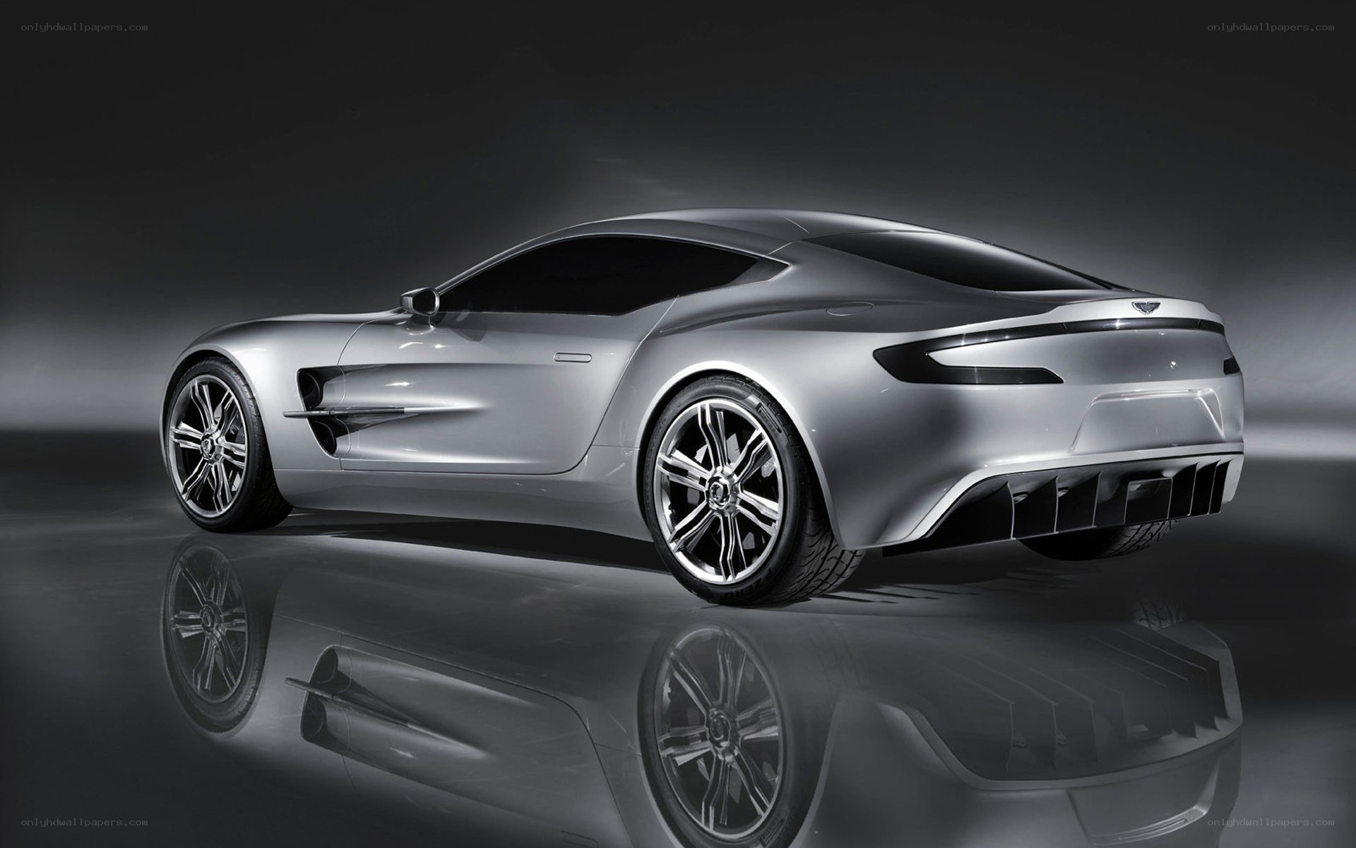 silver sports car concept