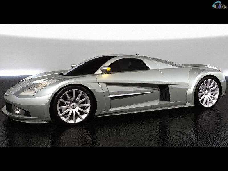 silver sports car concept