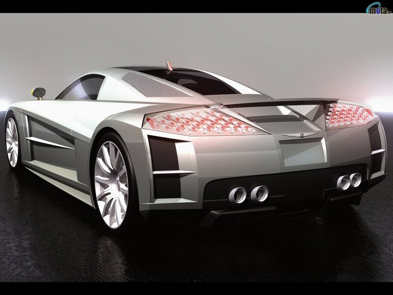 silver sports car concept