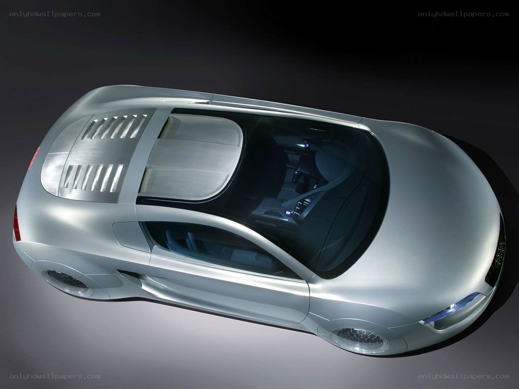 Silver sports car concept