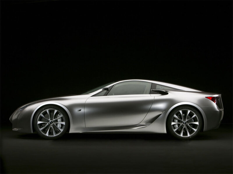 silver sports car concept