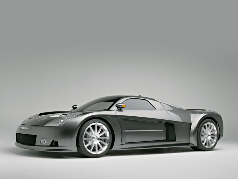 silver sports car concept