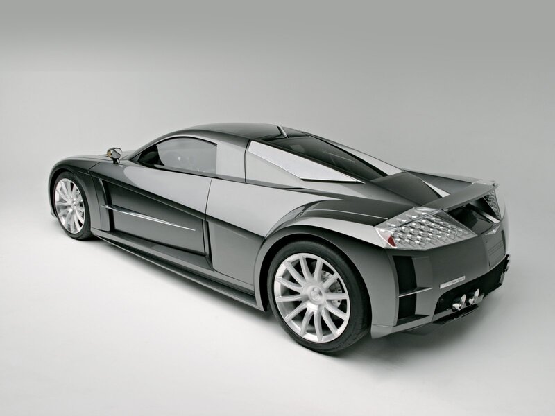 silver sports car concept