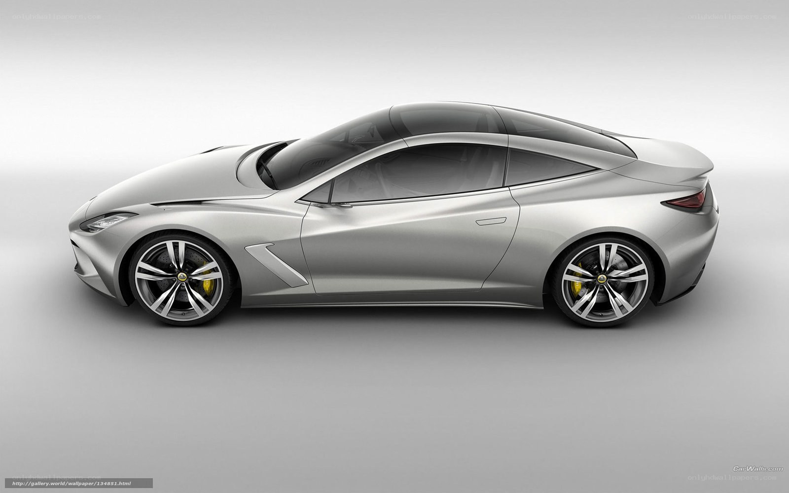 silver sports car concept